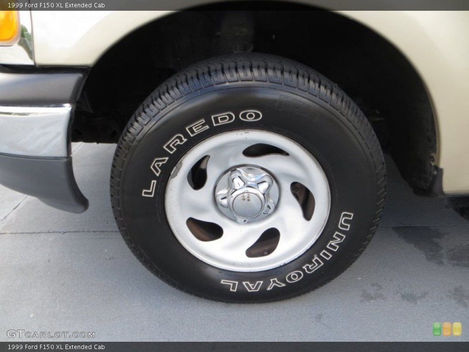 1999 Ford F150 XL Extended Cab Wheel and Tire Photo #84598237