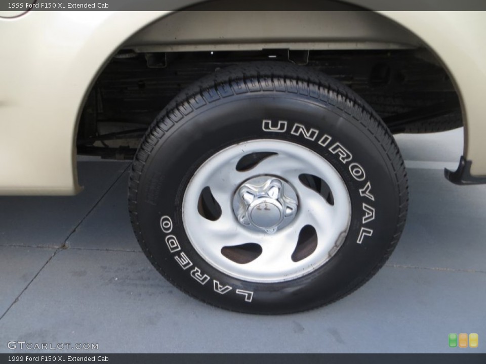 1999 Ford F150 XL Extended Cab Wheel and Tire Photo #84598252