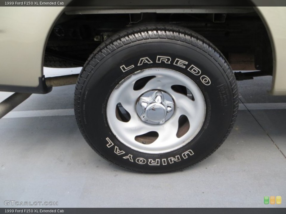 1999 Ford F150 XL Extended Cab Wheel and Tire Photo #84598279