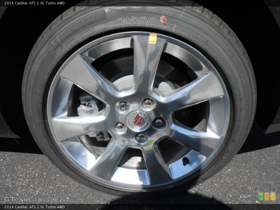 2014 Cadillac ATS 2.0L Turbo AWD Wheel and Tire Photo #84598450