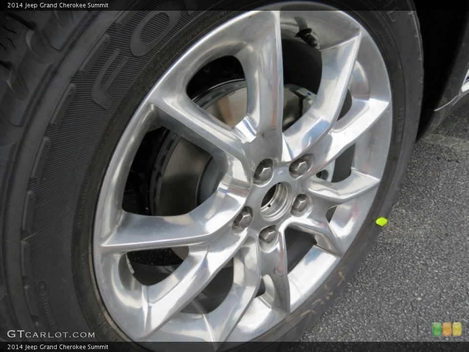 2014 Jeep Grand Cherokee Summit Wheel and Tire Photo #84598645