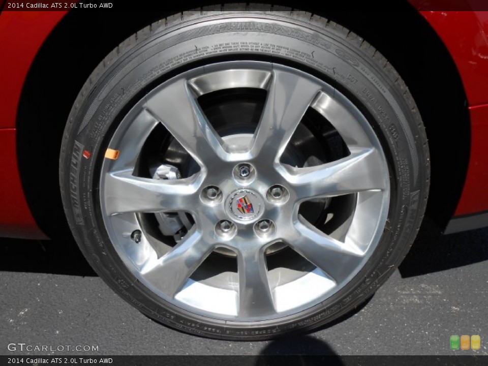 2014 Cadillac ATS 2.0L Turbo AWD Wheel and Tire Photo #84599152