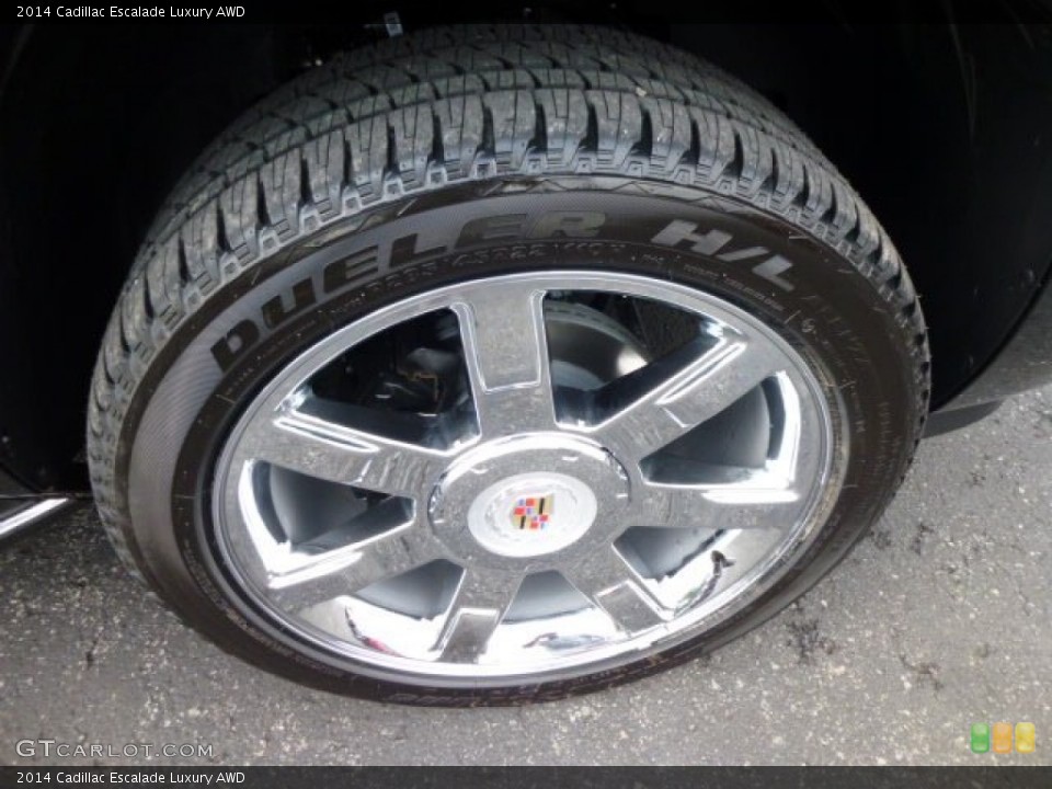 2014 Cadillac Escalade Luxury AWD Wheel and Tire Photo #84600289