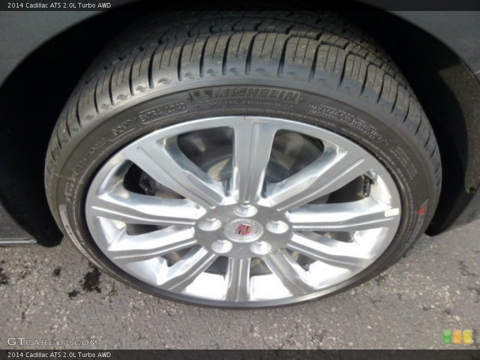 2014 Cadillac ATS 2.0L Turbo AWD Wheel and Tire Photo #84600757