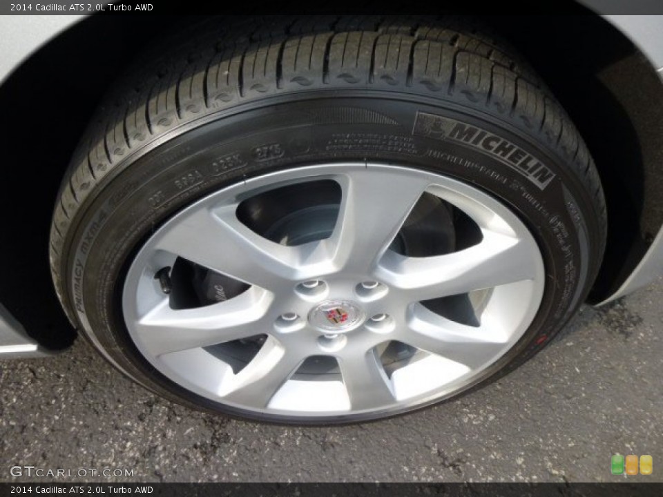 2014 Cadillac ATS 2.0L Turbo AWD Wheel and Tire Photo #84601183