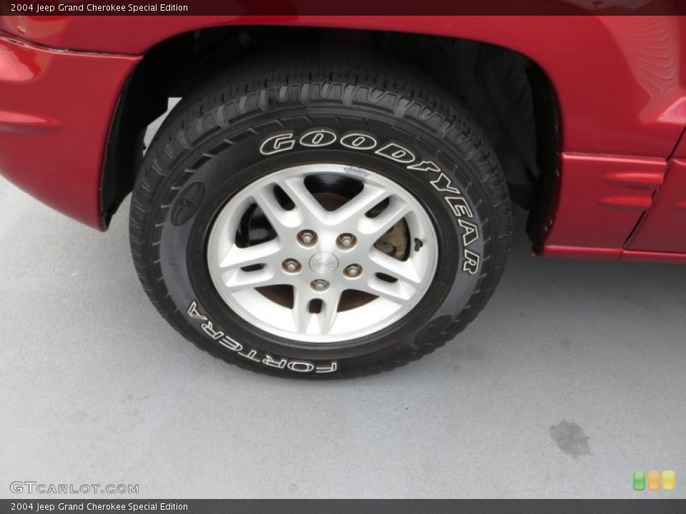 2004 Jeep Grand Cherokee Special Edition Wheel and Tire Photo #84601348