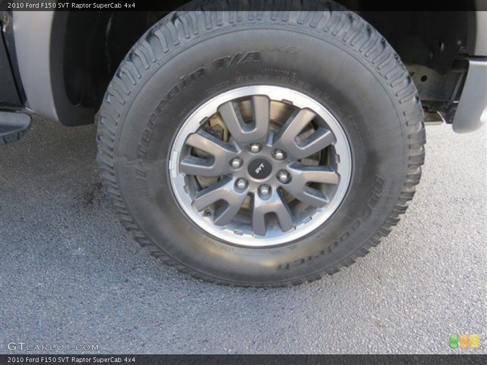 2010 Ford F150 SVT Raptor SuperCab 4x4 Wheel and Tire Photo #84606874
