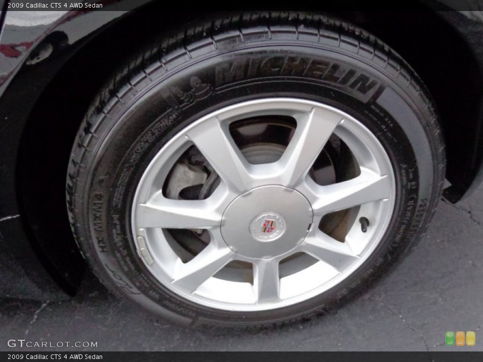 2009 Cadillac CTS 4 AWD Sedan Wheel and Tire Photo #84625973