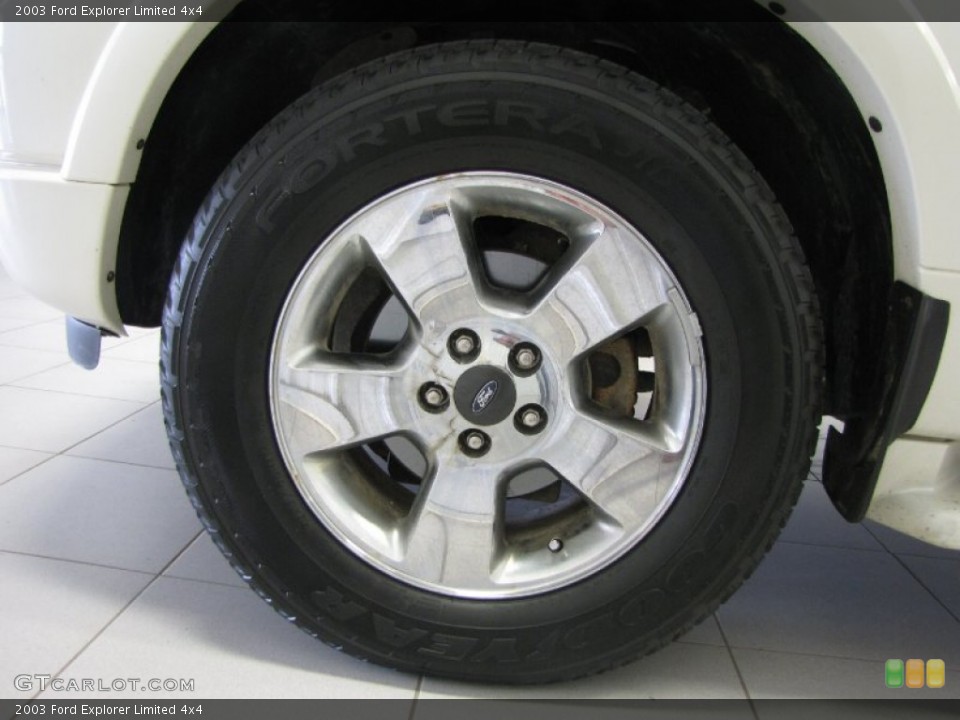 2003 Ford Explorer Limited 4x4 Wheel and Tire Photo #84643127