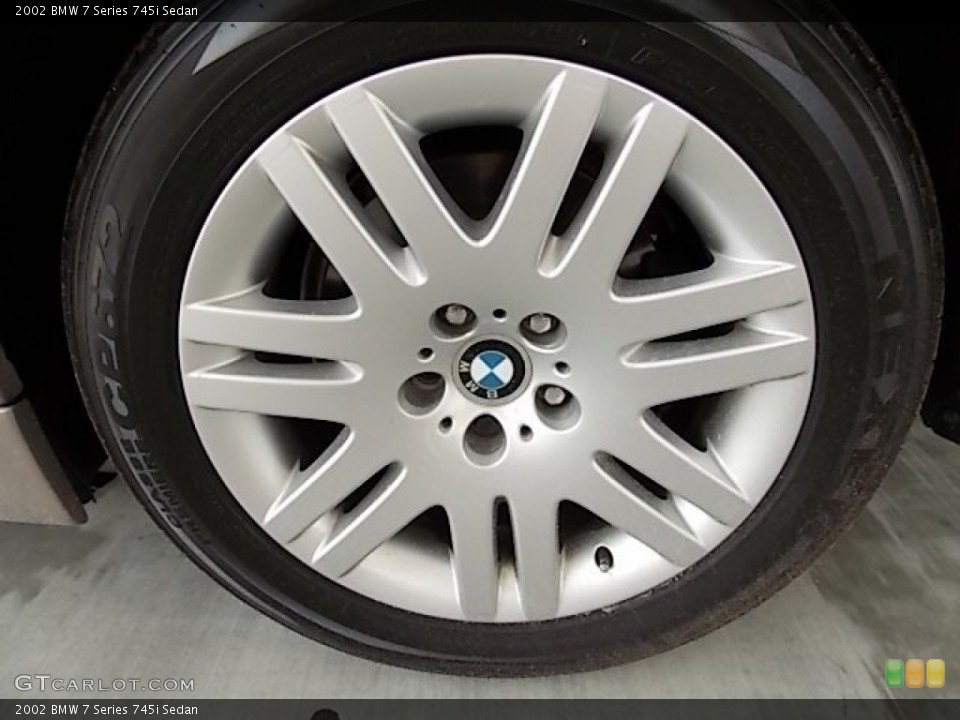2002 BMW 7 Series 745i Sedan Wheel and Tire Photo #84643289
