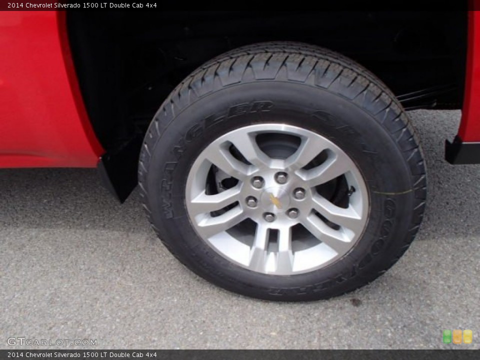 2014 Chevrolet Silverado 1500 LT Double Cab 4x4 Wheel and Tire Photo #84647978