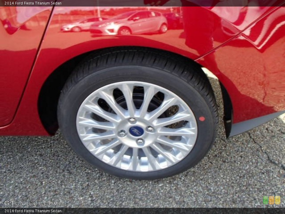 2014 Ford Fiesta Titanium Sedan Wheel and Tire Photo #84652757