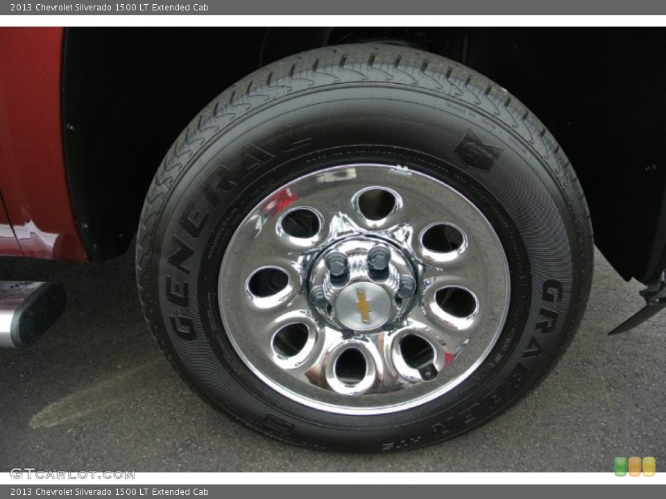 2013 Chevrolet Silverado 1500 LT Extended Cab Wheel and Tire Photo #84660513