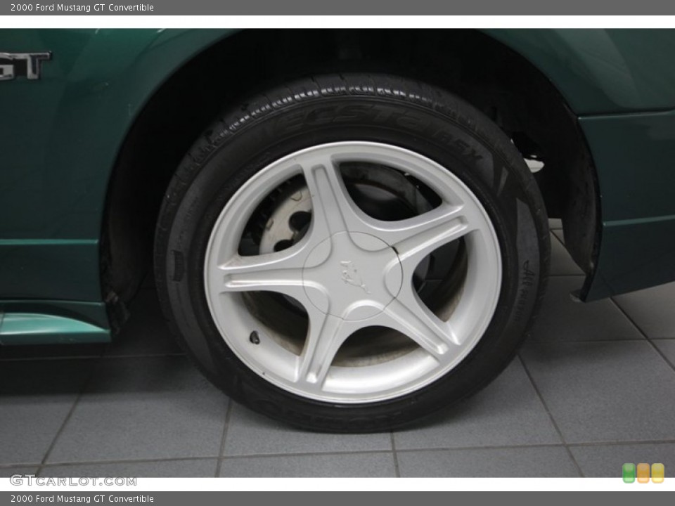 2000 Ford Mustang GT Convertible Wheel and Tire Photo #84662300