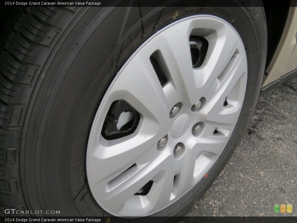 2014 Dodge Grand Caravan American Value Package Wheel and Tire Photo #84671519
