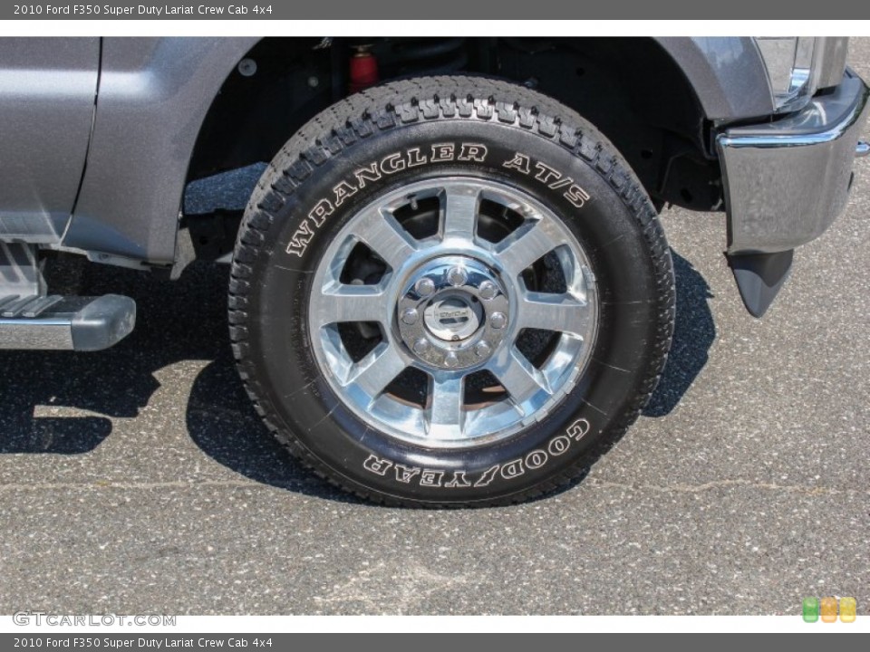 2010 Ford F350 Super Duty Lariat Crew Cab 4x4 Wheel and Tire Photo #84678662