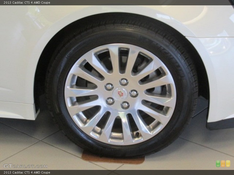 2013 Cadillac CTS 4 AWD Coupe Wheel and Tire Photo #84683192