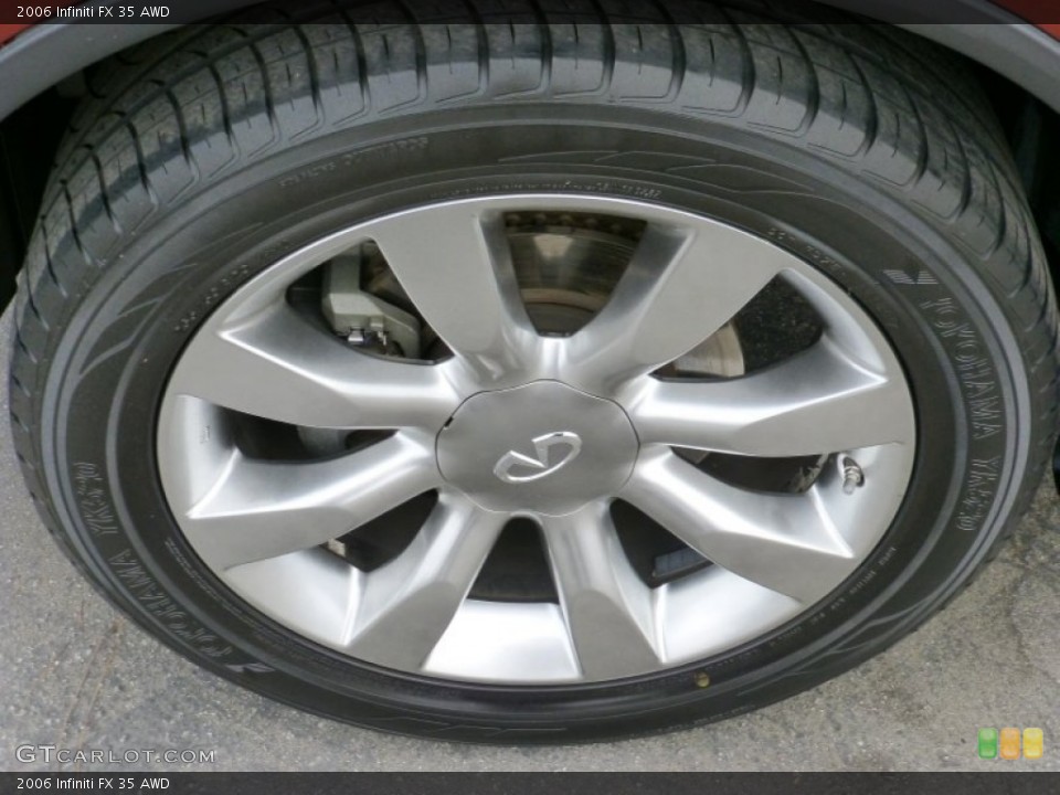 2006 Infiniti FX 35 AWD Wheel and Tire Photo #84687881
