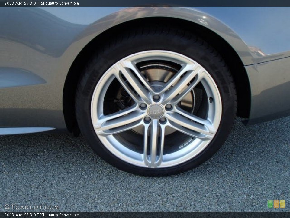 2013 Audi S5 3.0 TFSI quattro Convertible Wheel and Tire Photo #84697904