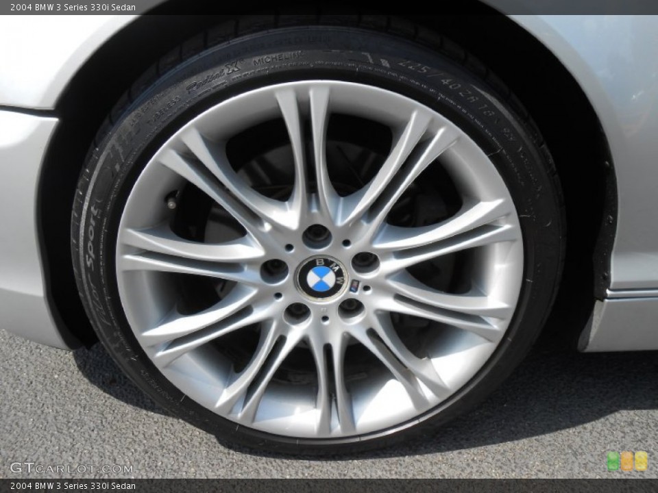 2004 BMW 3 Series 330i Sedan Wheel and Tire Photo #84699872