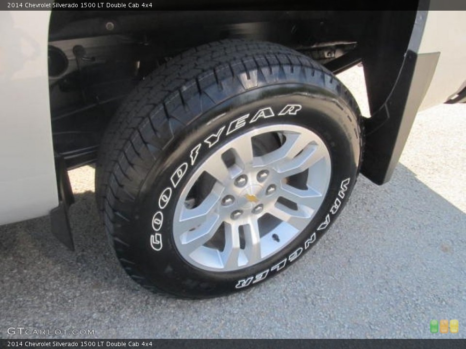 2014 Chevrolet Silverado 1500 LT Double Cab 4x4 Wheel and Tire Photo #84720181