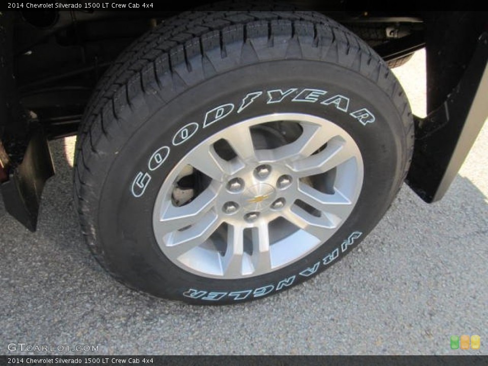 2014 Chevrolet Silverado 1500 LT Crew Cab 4x4 Wheel and Tire Photo #84720556