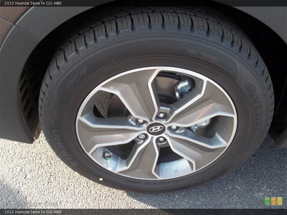2013 Hyundai Santa Fe GLS AWD Wheel and Tire Photo #84720559