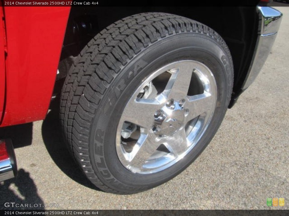 2014 Chevrolet Silverado 2500HD LTZ Crew Cab 4x4 Wheel and Tire Photo #84721486