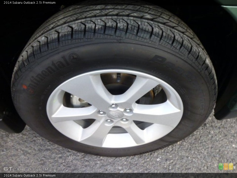2014 Subaru Outback 2.5i Premium Wheel and Tire Photo #84723613