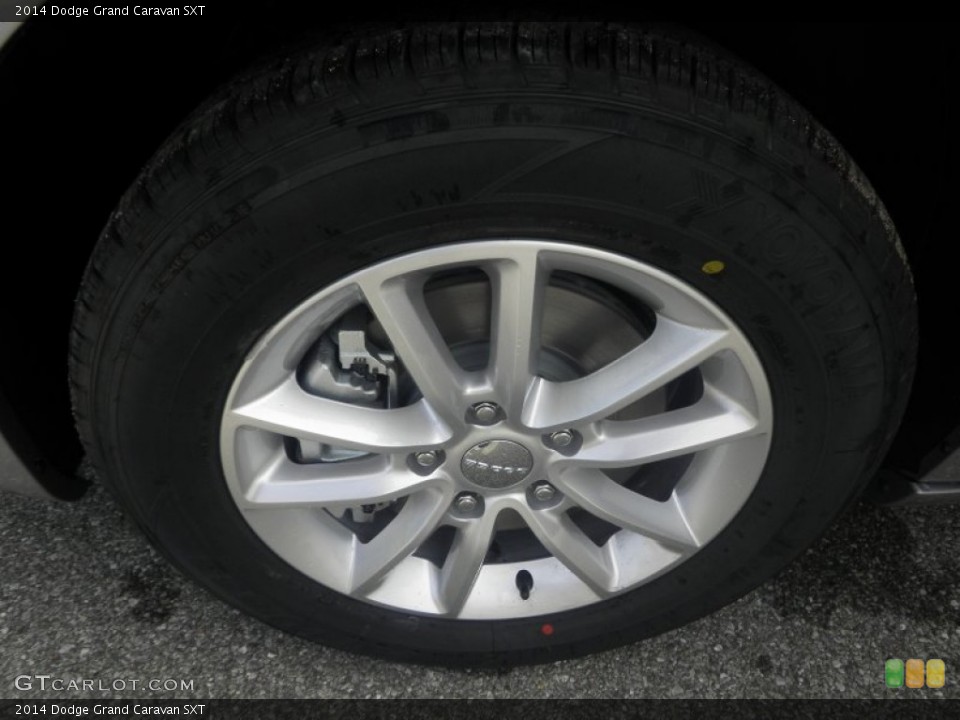 2014 Dodge Grand Caravan SXT Wheel and Tire Photo #84740108