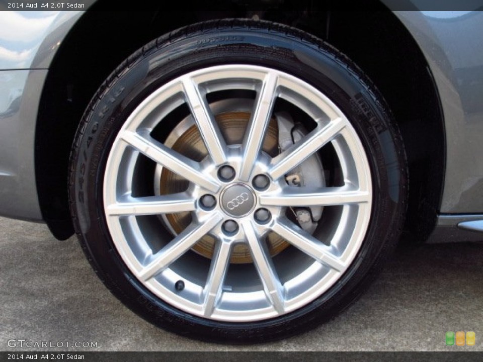 2014 Audi A4 2.0T Sedan Wheel and Tire Photo #84744185