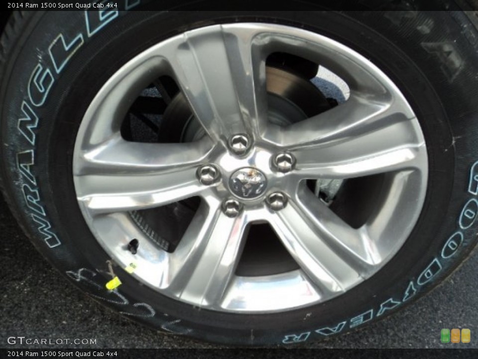 2014 Ram 1500 Sport Quad Cab 4x4 Wheel and Tire Photo #84751898