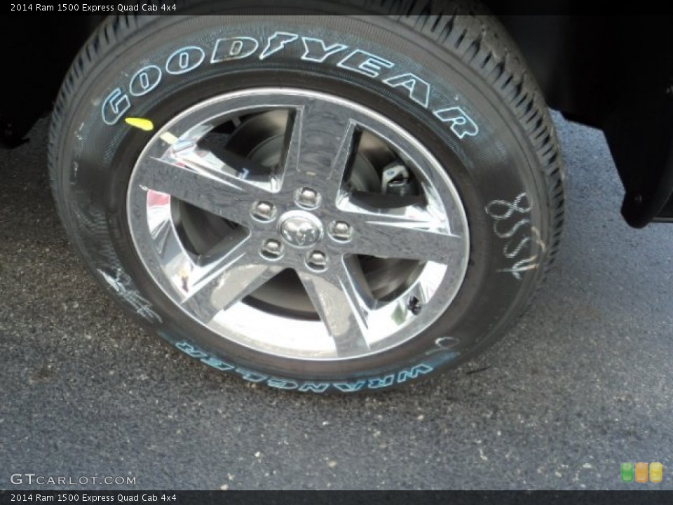 2014 Ram 1500 Express Quad Cab 4x4 Wheel and Tire Photo #84752390