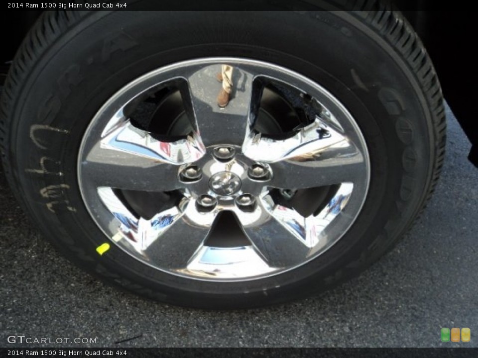 2014 Ram 1500 Big Horn Quad Cab 4x4 Wheel and Tire Photo #84753107