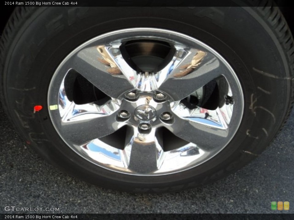 2014 Ram 1500 Big Horn Crew Cab 4x4 Wheel and Tire Photo #84753680