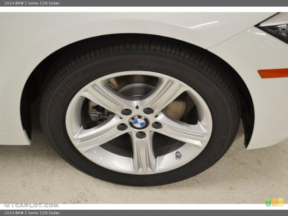 2014 BMW 3 Series 328i Sedan Wheel and Tire Photo #84759050