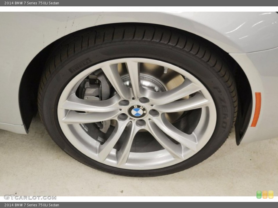 2014 BMW 7 Series 750Li Sedan Wheel and Tire Photo #84759635