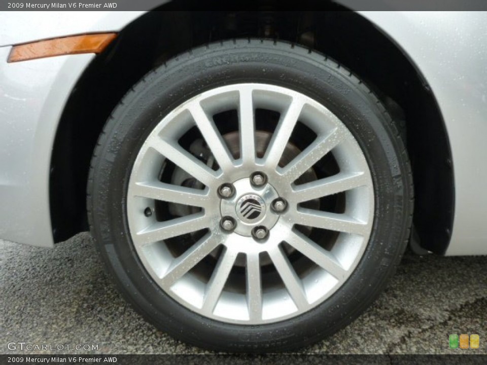 2009 Mercury Milan V6 Premier AWD Wheel and Tire Photo #84760553