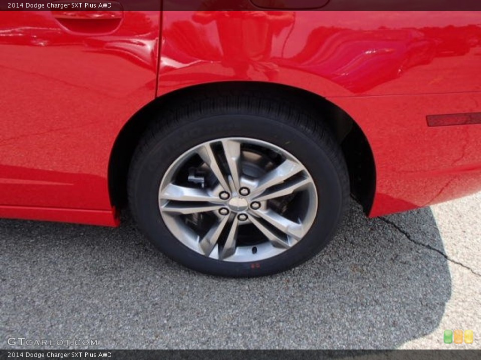 2014 Dodge Charger SXT Plus AWD Wheel and Tire Photo #84769787