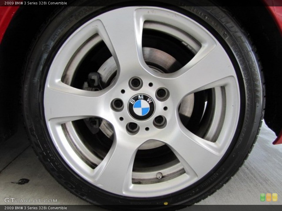 2009 BMW 3 Series 328i Convertible Wheel and Tire Photo #84770279