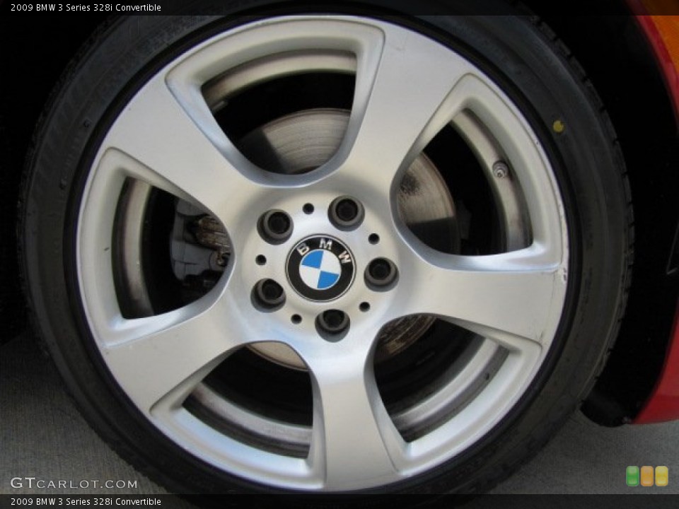 2009 BMW 3 Series 328i Convertible Wheel and Tire Photo #84770294