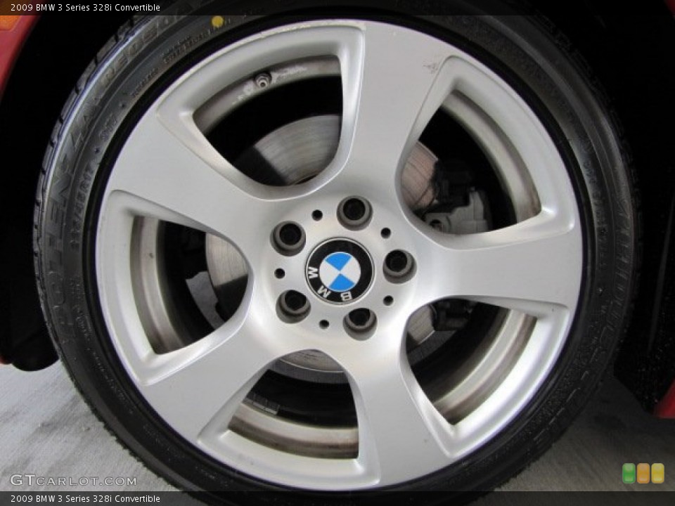 2009 BMW 3 Series 328i Convertible Wheel and Tire Photo #84770333