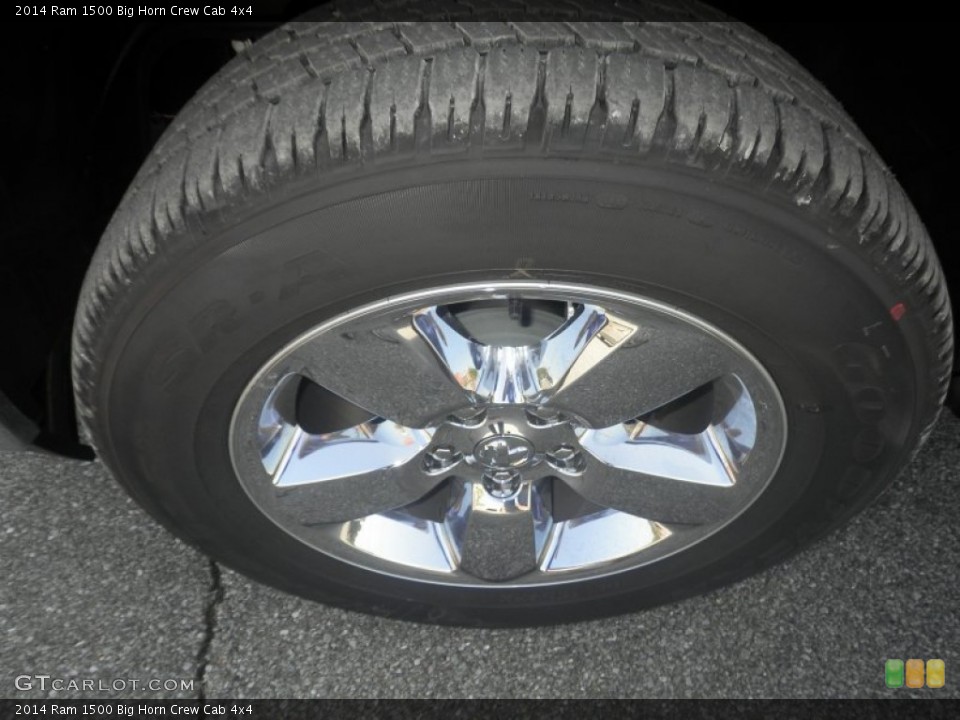 2014 Ram 1500 Big Horn Crew Cab 4x4 Wheel and Tire Photo #84776228