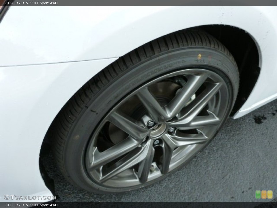 2014 Lexus IS 250 F Sport AWD Wheel and Tire Photo #84781211