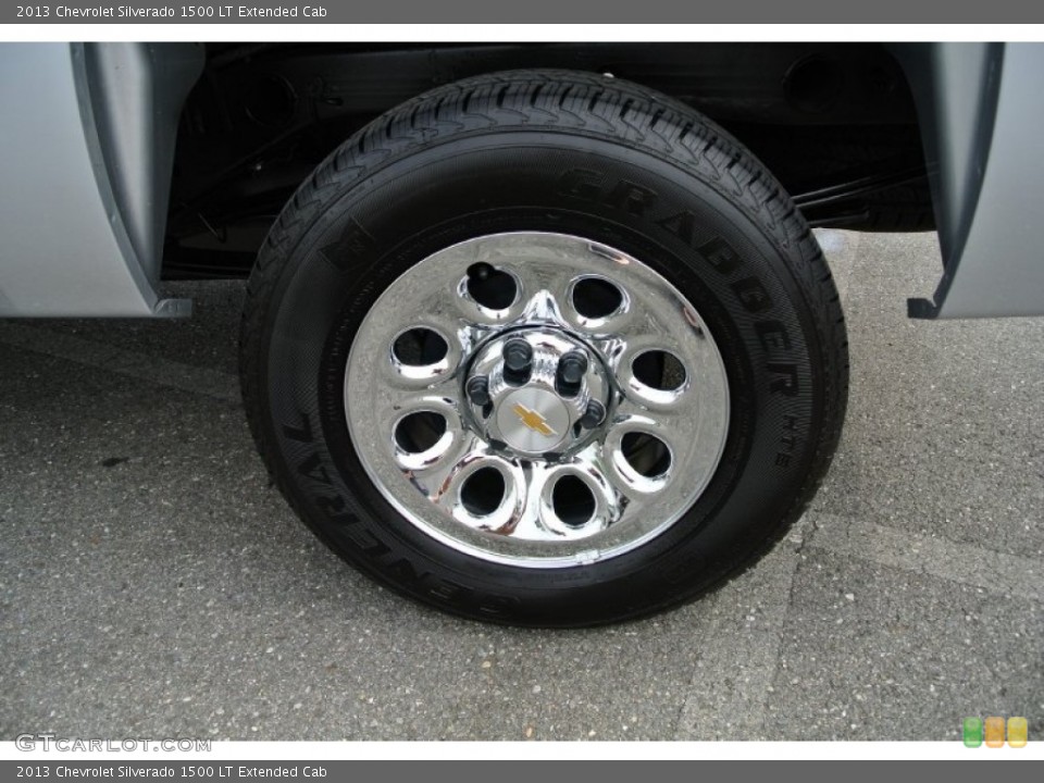 2013 Chevrolet Silverado 1500 LT Extended Cab Wheel and Tire Photo #84781601