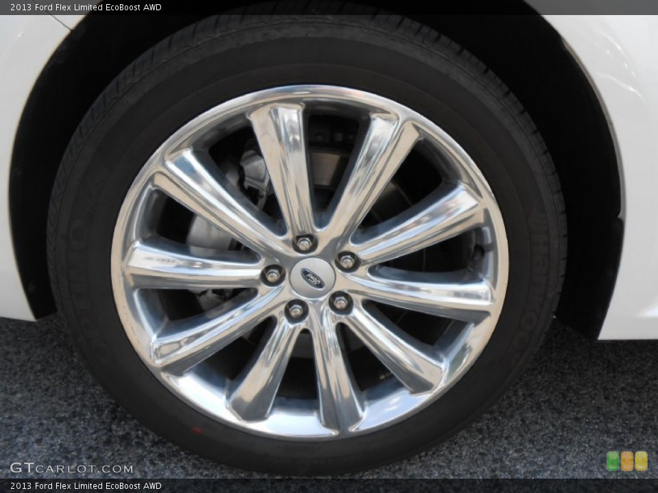 2013 Ford Flex Limited EcoBoost AWD Wheel and Tire Photo #84782368