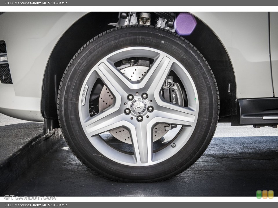 2014 Mercedes-Benz ML 550 4Matic Wheel and Tire Photo #84799423