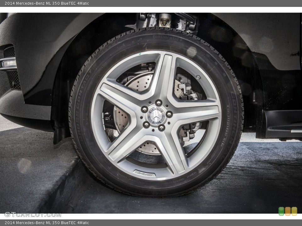 2014 Mercedes-Benz ML 350 BlueTEC 4Matic Wheel and Tire Photo #84800381