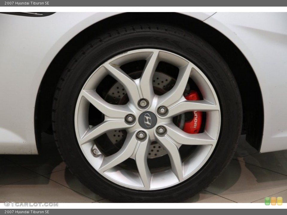 2007 Hyundai Tiburon SE Wheel and Tire Photo #84801246