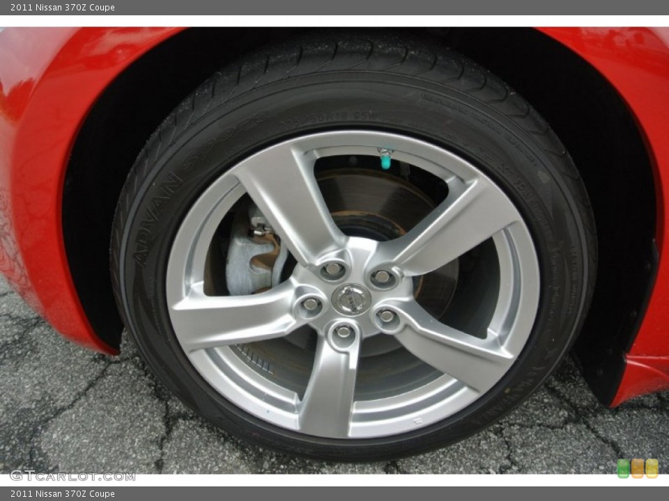 2011 Nissan 370Z Coupe Wheel and Tire Photo #84826770
